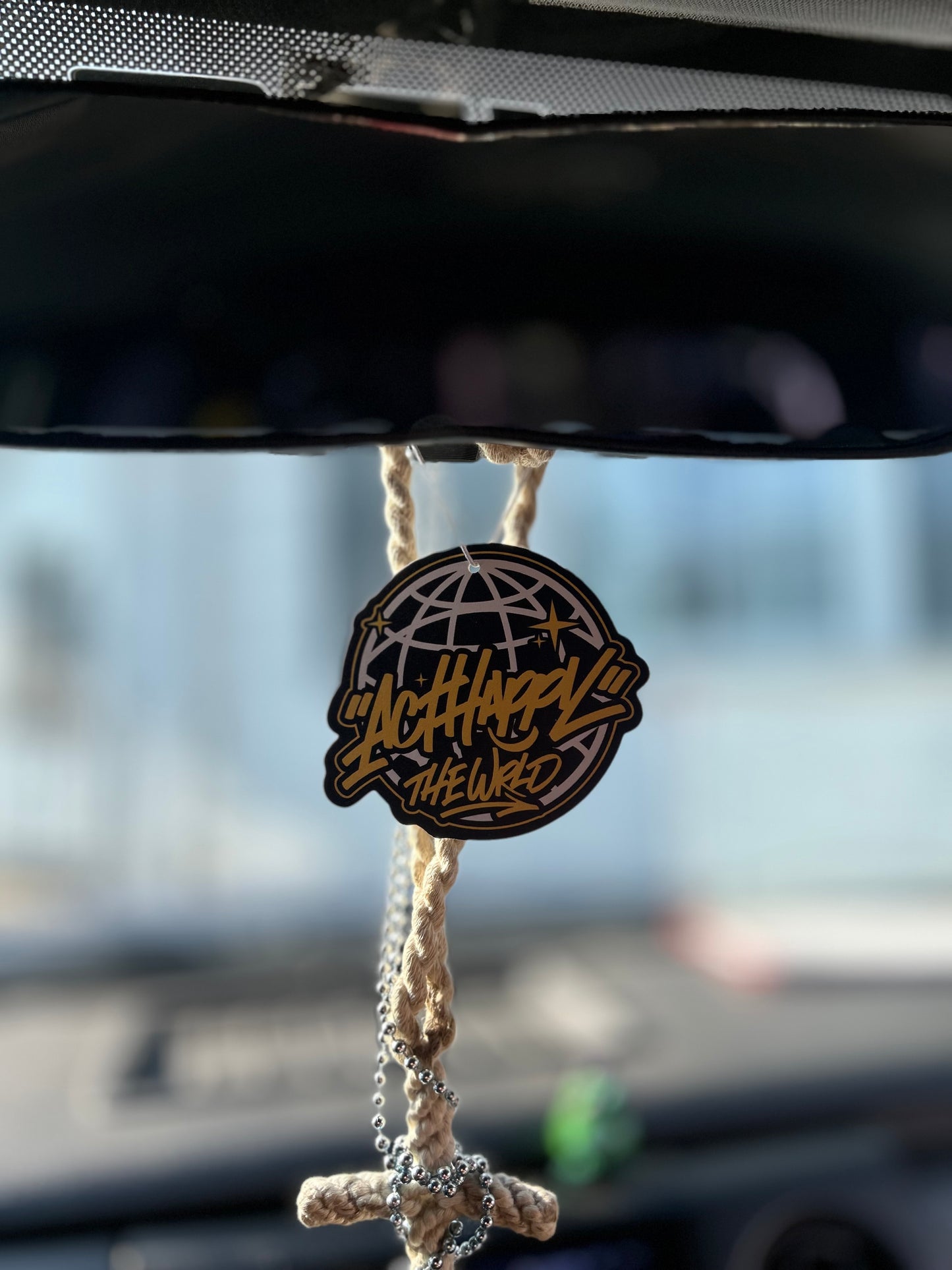 Act Happy The Wrld Air Freshener