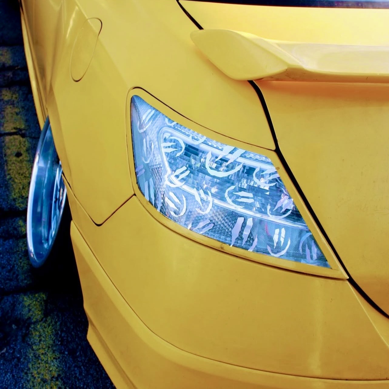 Act Happy Smile Overlay Decal