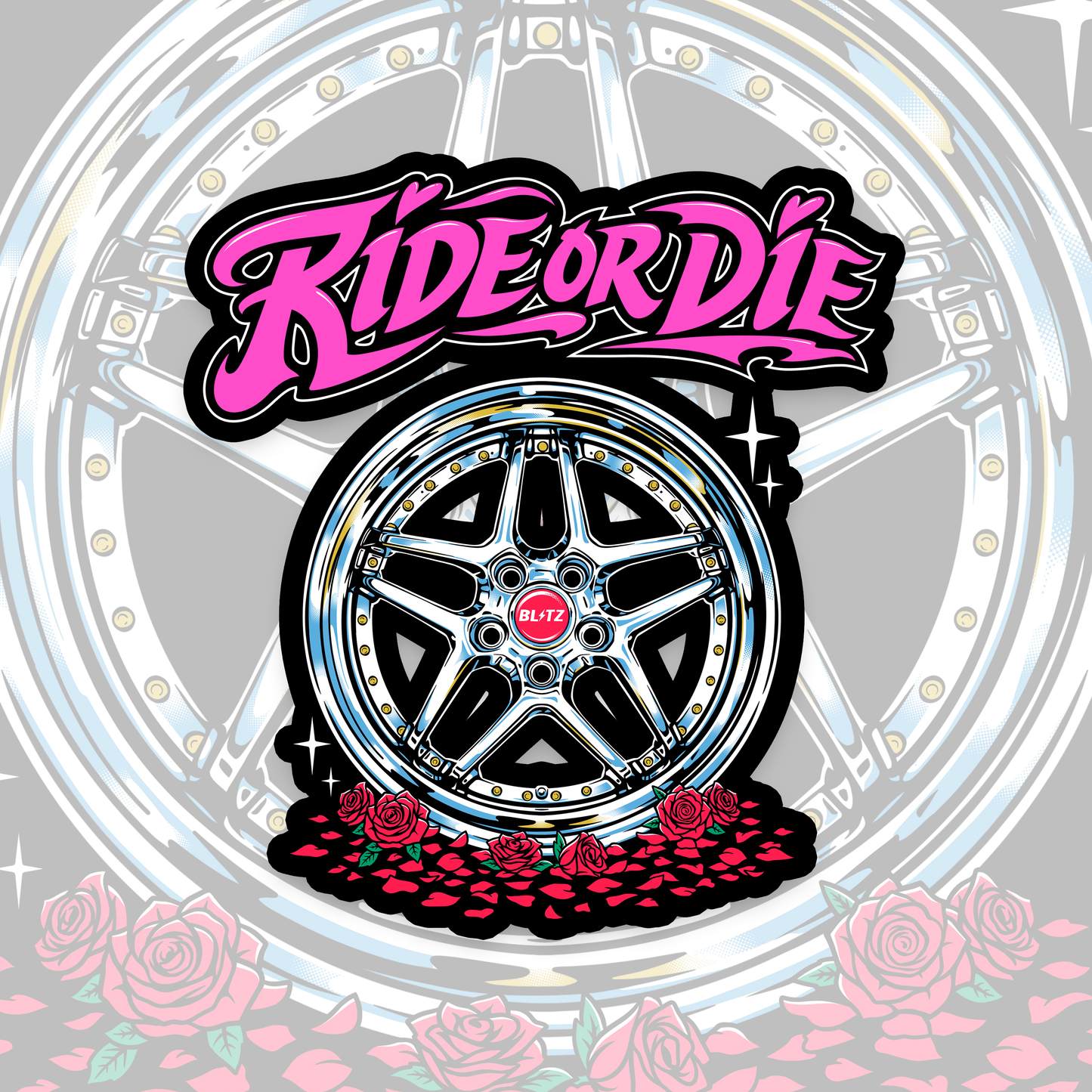 RIDE OR DIE STICKER