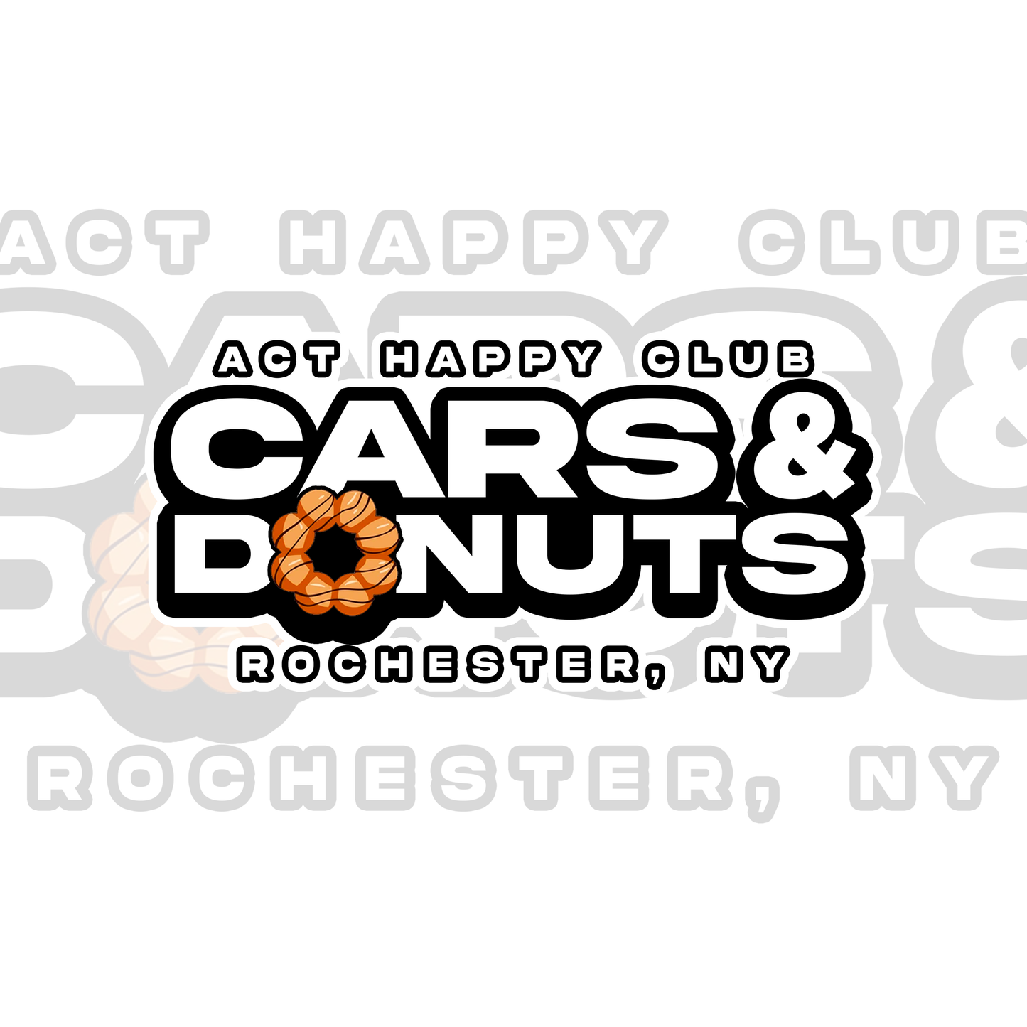 Cars & Donuts Sticker