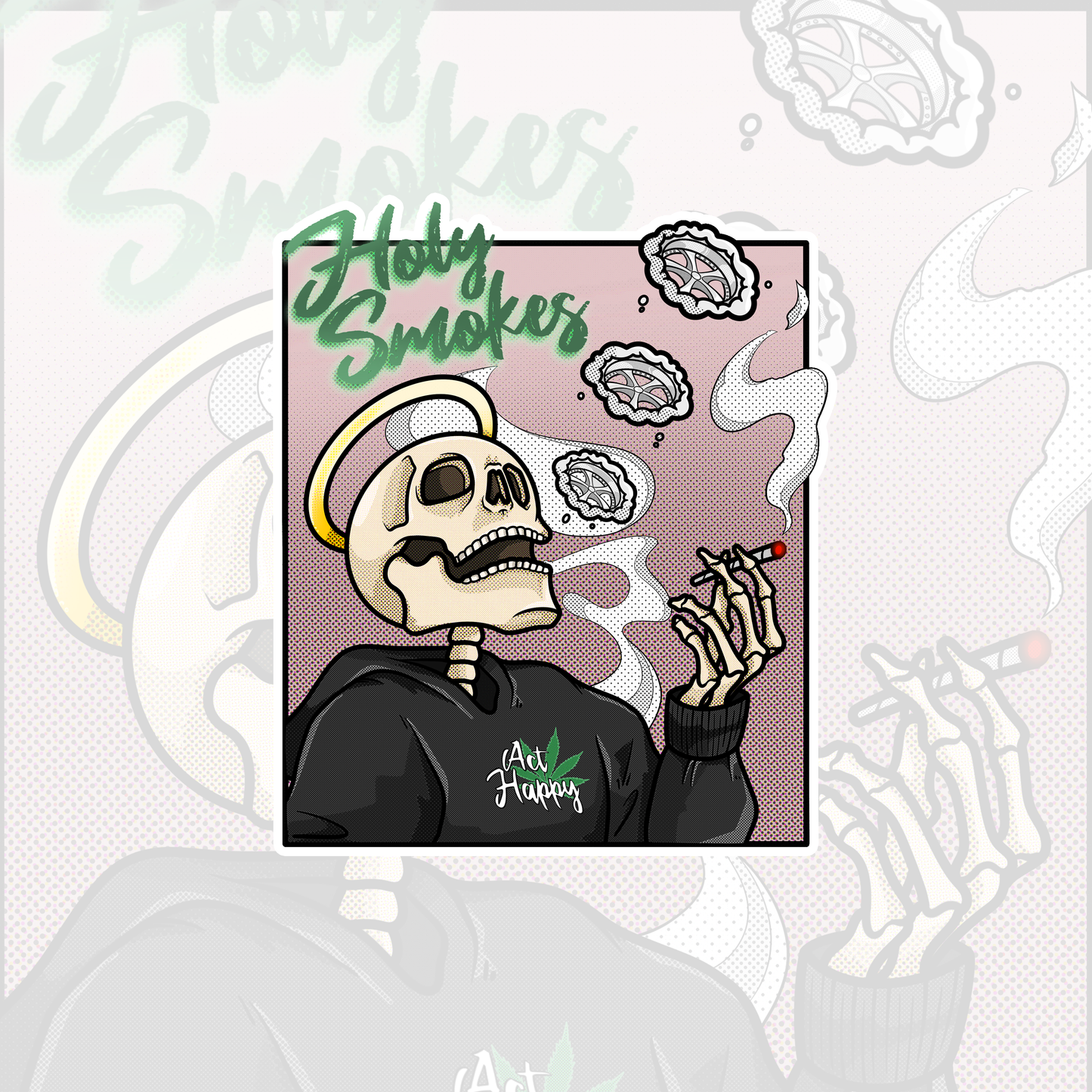 Holy Smokes Sticker