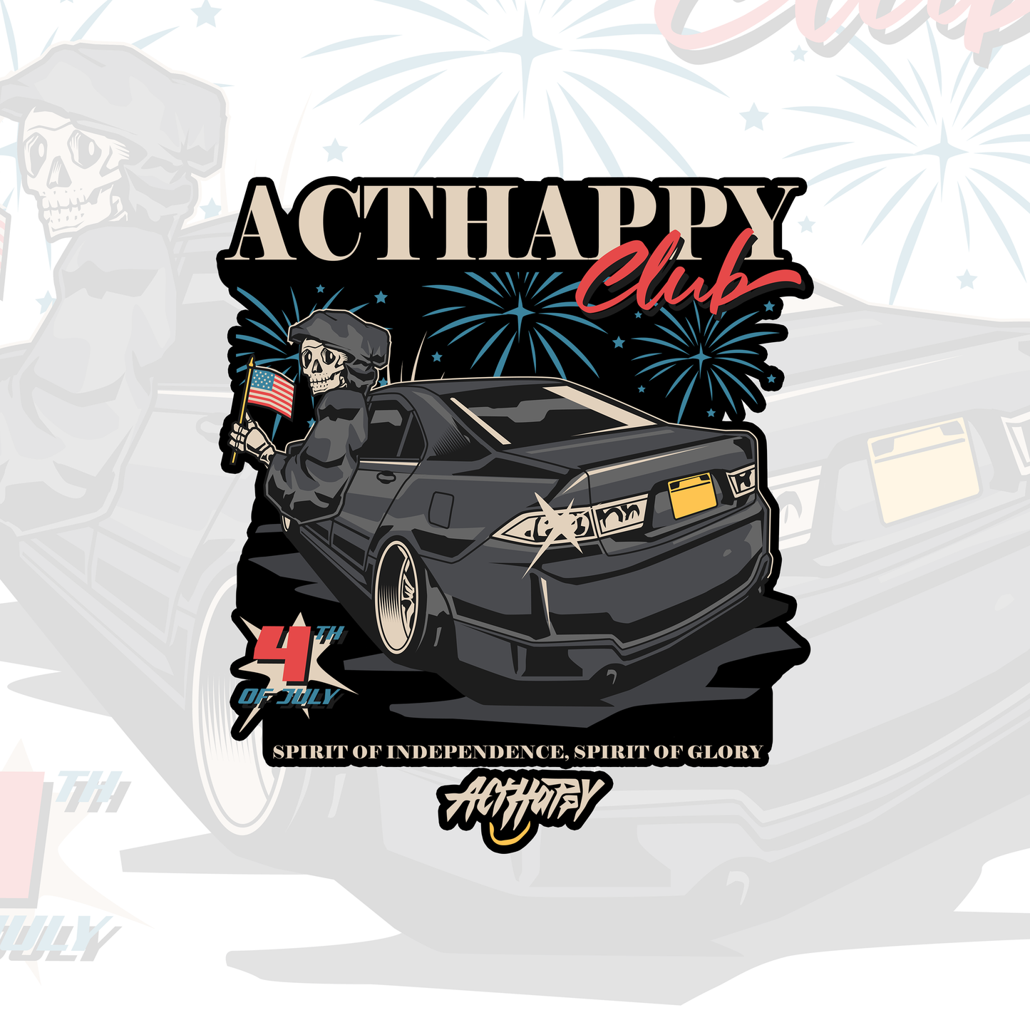 ActHappyClub FOJ Sticker