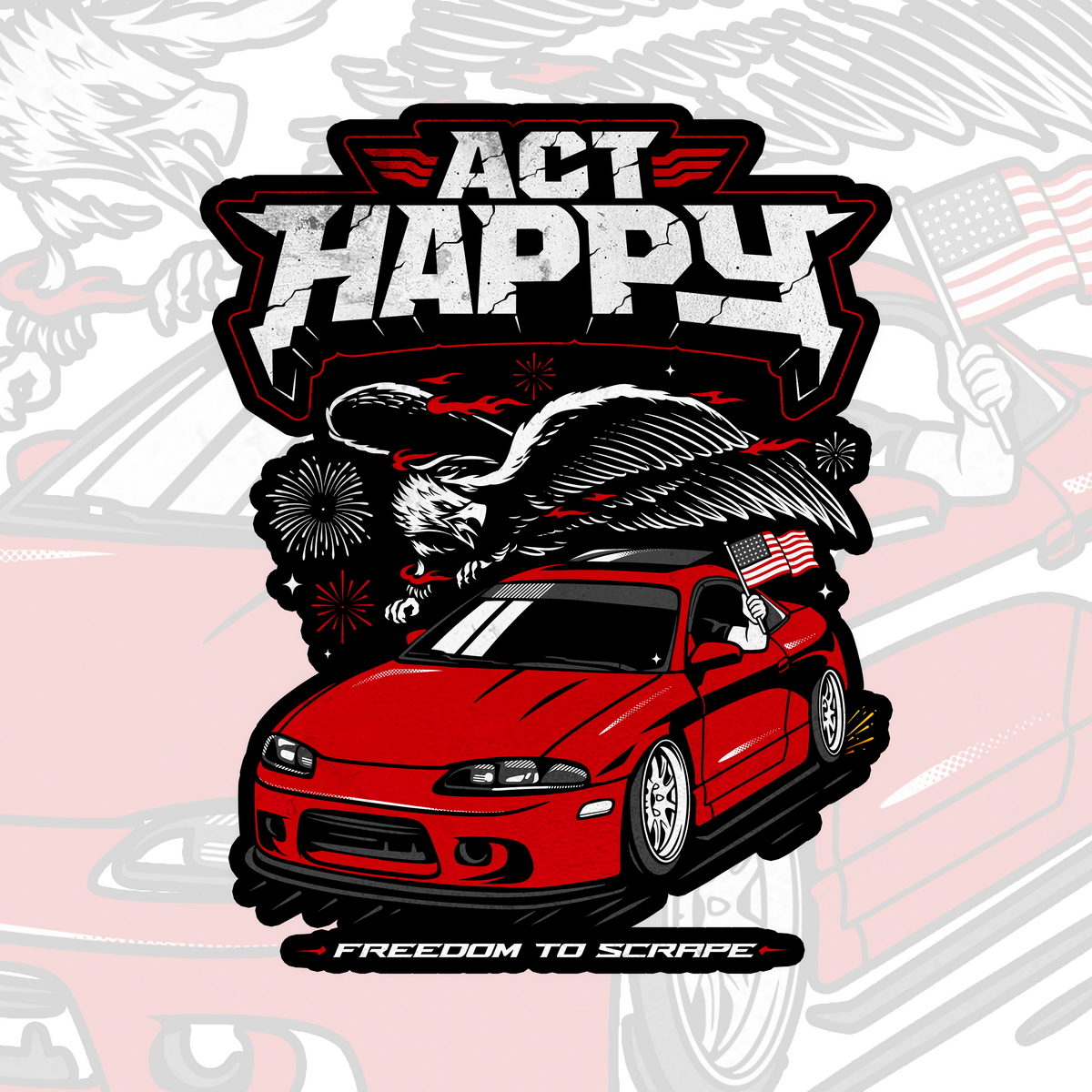 FREEDOM TO SCRAPE STICKER