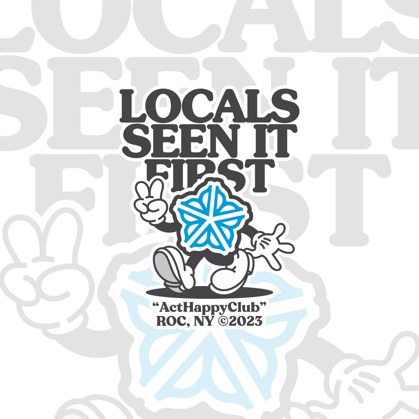 Locals Seen It First Sticker