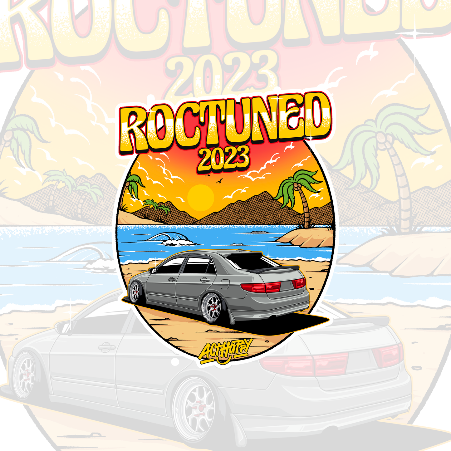 RocTuned Accord Sticker