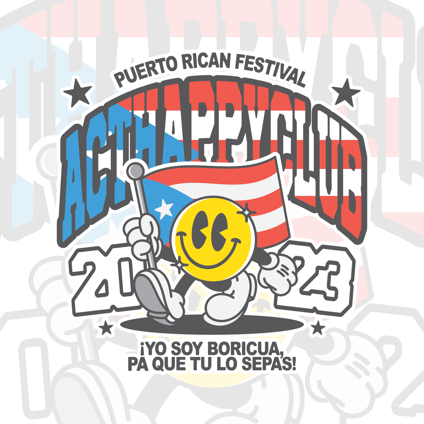 Puerto Rican '23 Festival Sticker