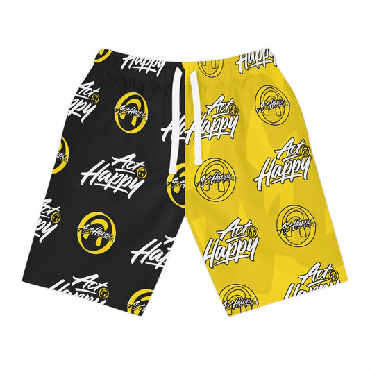 ActHappy Split Shorts - Yellow