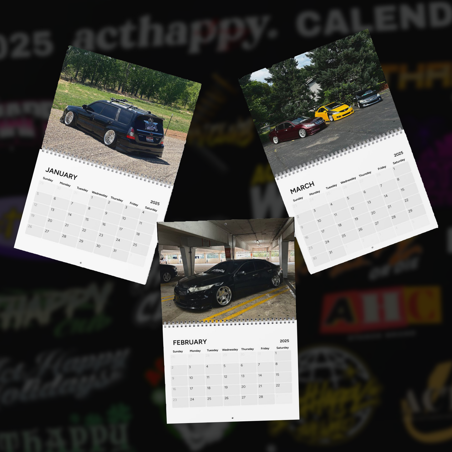 2025 ACT HAPPY CALENDER