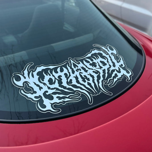 ACT HAPPY METAL BANNER
