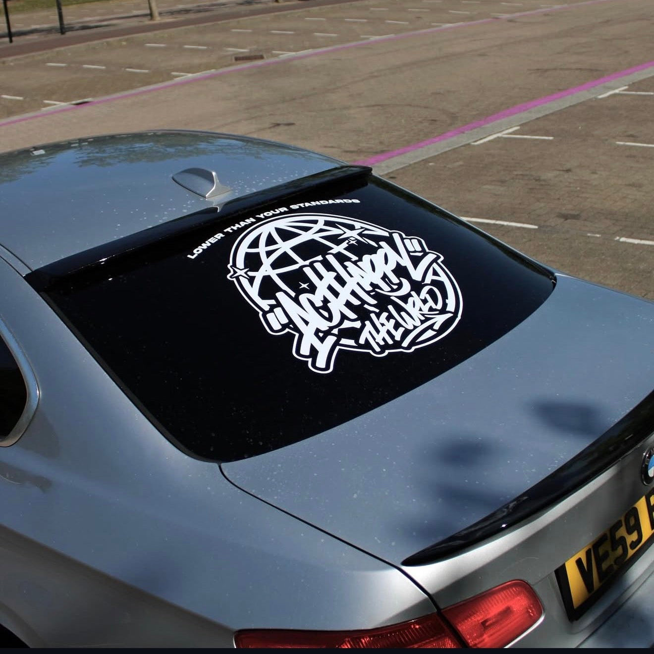 ACT HAPPY THE WRLD BANNER