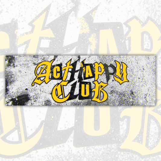 RANSOM WHITE SLAP STICKER