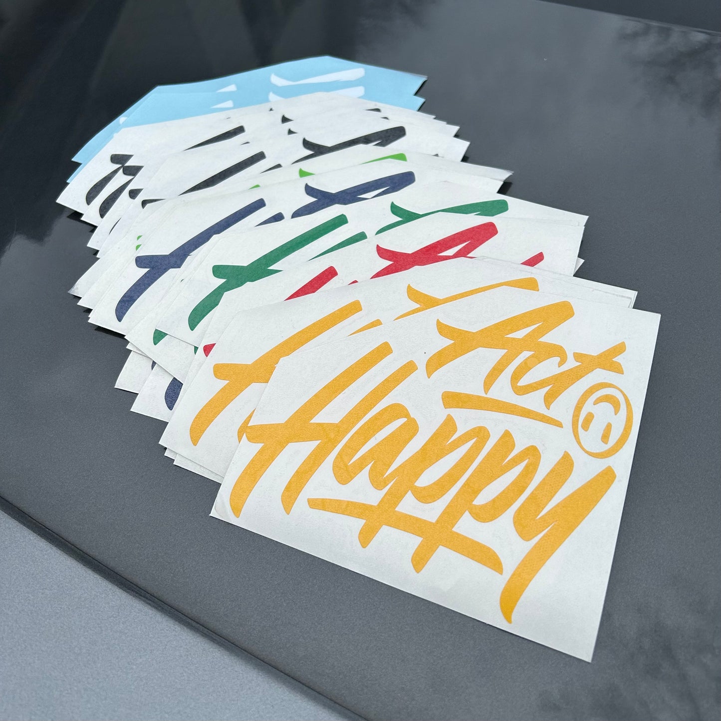 ActHappy OG Stacked Decal