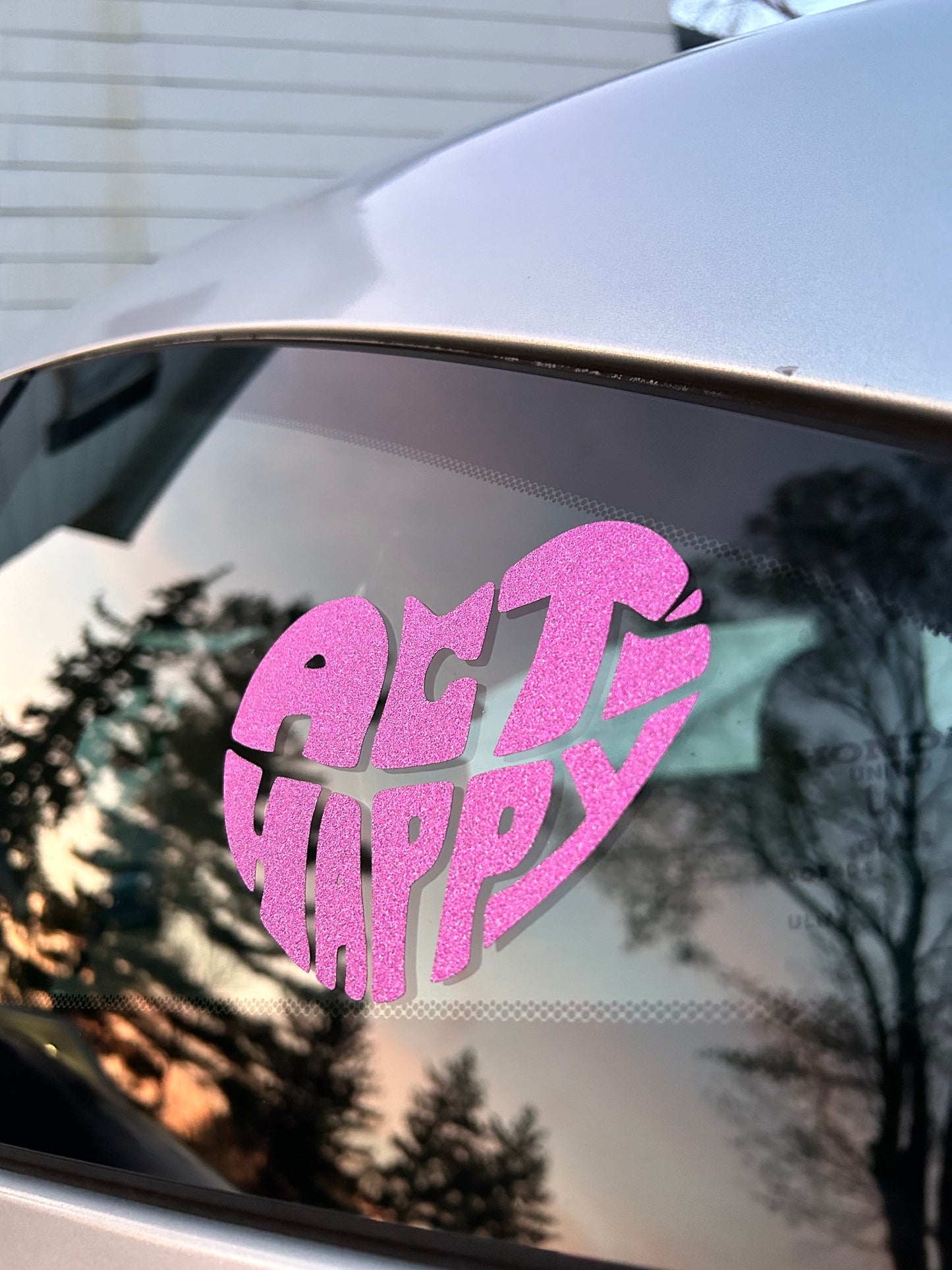 ActHappy Heart Decal